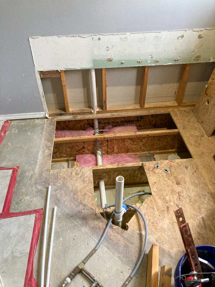 Subfloor Plumbing